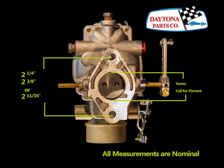Daytona Parts Updraft Carburetor